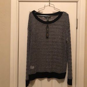 Sheer Winter Kate Sweater With Subtle Sequins New